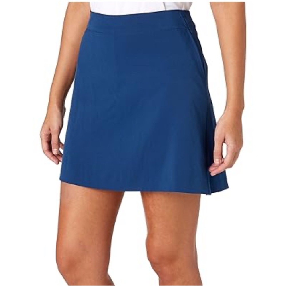 LADY HOGAN Peacock Blue Golf Skort